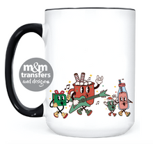 Load image into Gallery viewer, Retro Cartoon Christmas • MUG