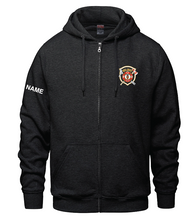 Load image into Gallery viewer, WILMOT FIRE DEPARTMENT - Adult Full Zip • CHARCOAL HEATHER