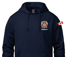 Load image into Gallery viewer, WILMOT FIRE DEPARTMENT - Adult Station Hoodie • NAVY