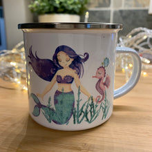 Load image into Gallery viewer, Personalized Child's Name Mug • Mermaid Design