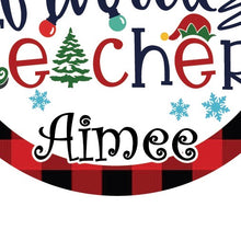 Load image into Gallery viewer, Santa's Favourite Teacher • Ornament