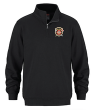 Load image into Gallery viewer, WILMOT FIRE DEPARTMENT - Adult 1/4 Zip • BLACK
