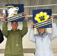 Load image into Gallery viewer, HUSKIE/WOLVERINE Combo Cheer Cushion
