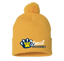 Load image into Gallery viewer, WILMOT WOLVERINES  • Pom Pom Cuff Toque
