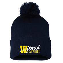 Load image into Gallery viewer, WILMOT WOLVERINES  • Pom Pom Cuff Toque
