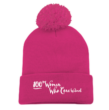 Load image into Gallery viewer, 100 Women Who Care • Pom Pom Cuff Toque
