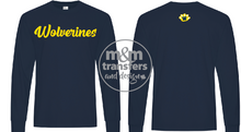 Load image into Gallery viewer, WOLVERINE TEAM SWAG • Adult Long Sleeve Script Tee
