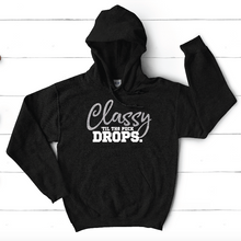 Load image into Gallery viewer, Classy &#39;til the Puck Drops Hoodie
