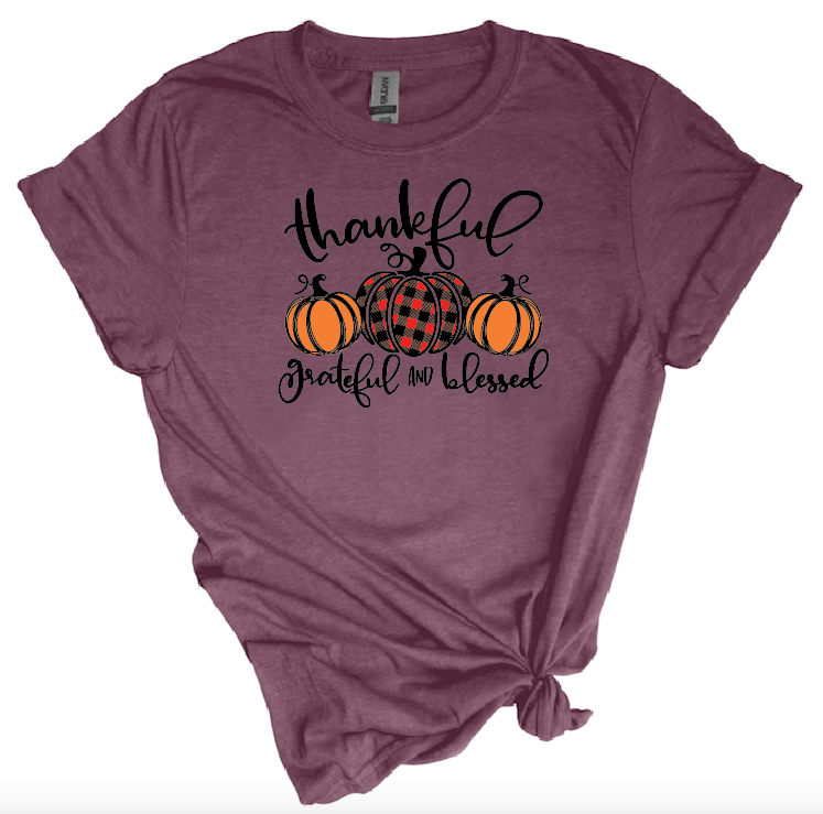 Thankful Grateful & Blessed • Tee