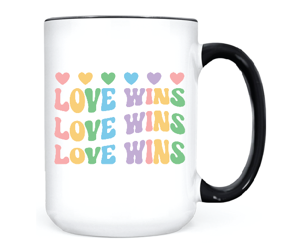 LOVE WINS •  MUG