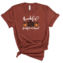 Load image into Gallery viewer, Thankful Grateful &amp; Blessed • Tee
